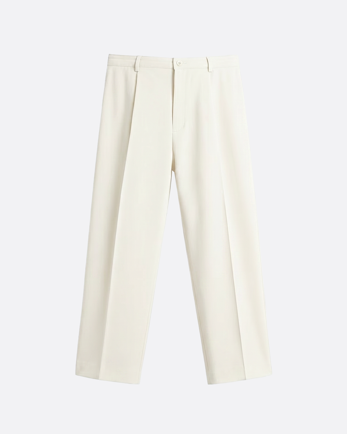 WIDE PLEATED  PANTS - CREAM