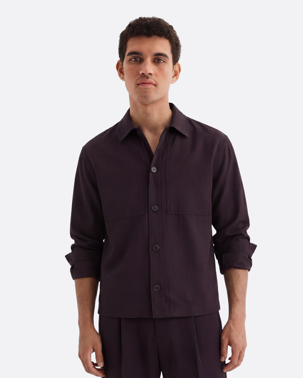 SOFT SHIRT - BURGUNDY