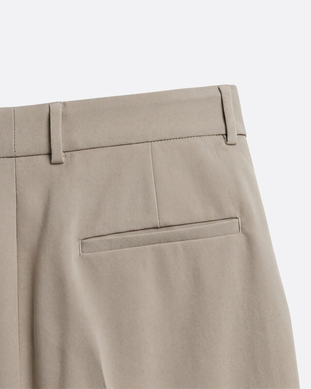 WIDE PLEATED PANTS - MOKA