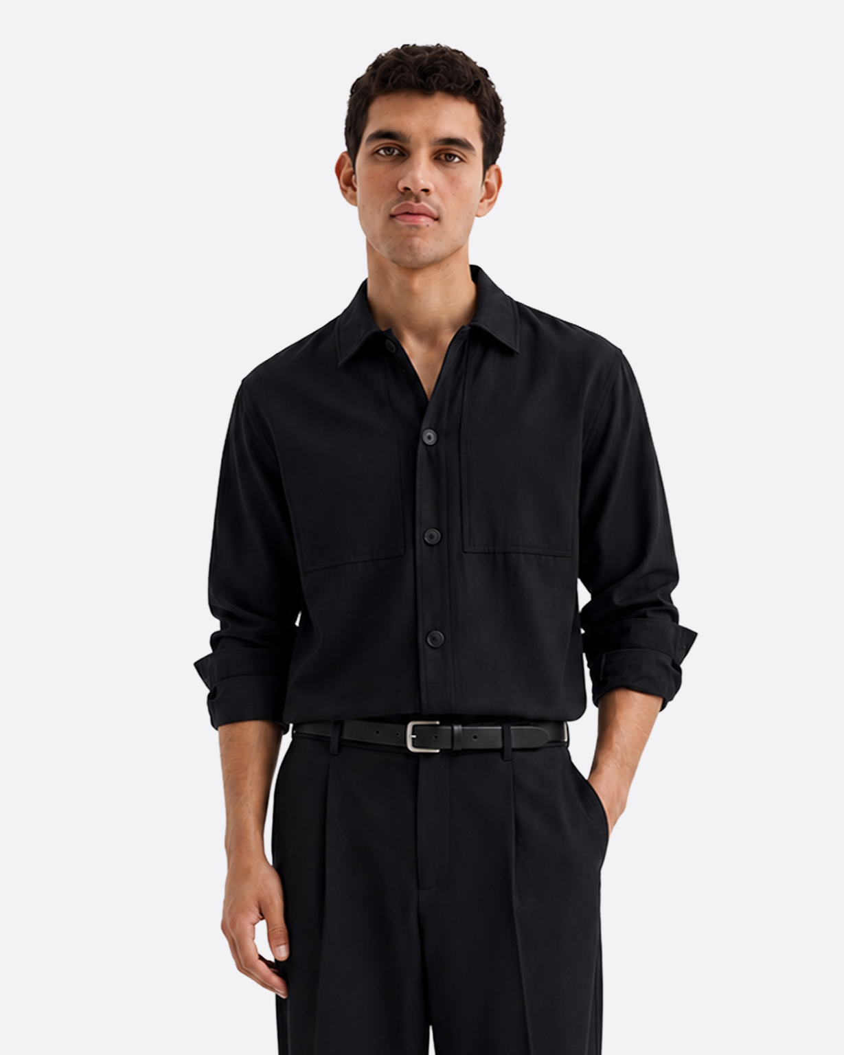 SOFT SHIRT -  BLACK