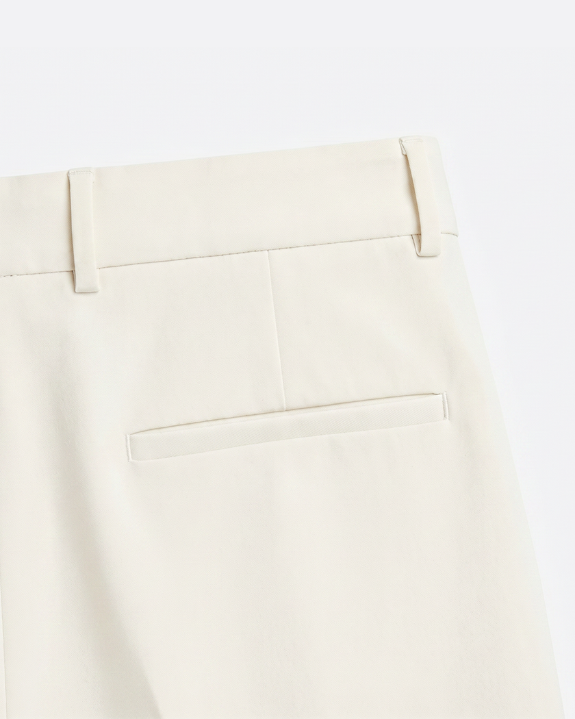 WIDE PLEATED  PANTS - CREAM