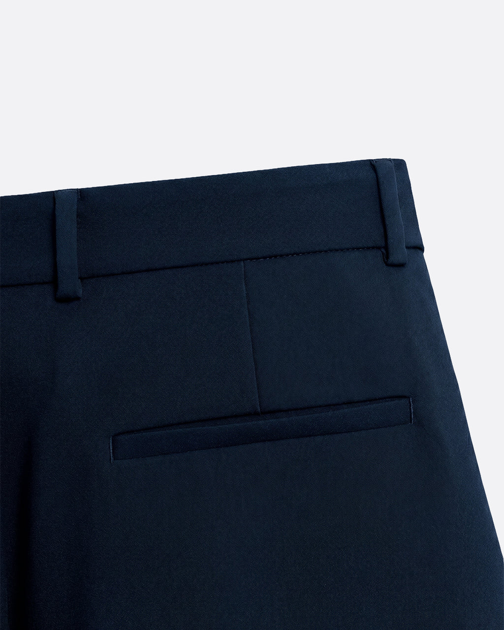 WIDE PLEATED PANTS - NAVY