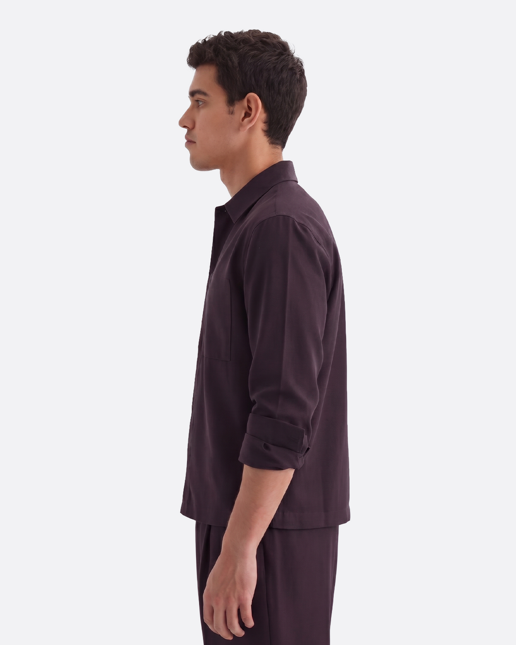 SOFT SHIRT - BURGUNDY