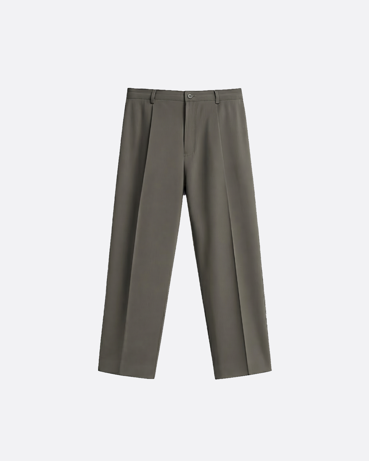 WIDE PLEATED PANTS - GRAY