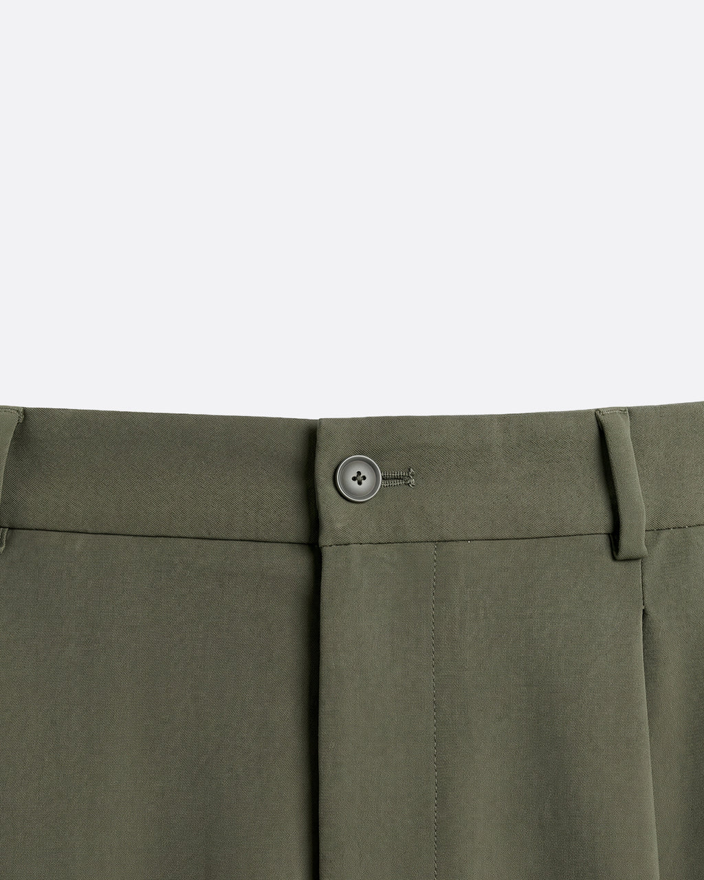 WIDE PLEATED  PANTS - OLIVE