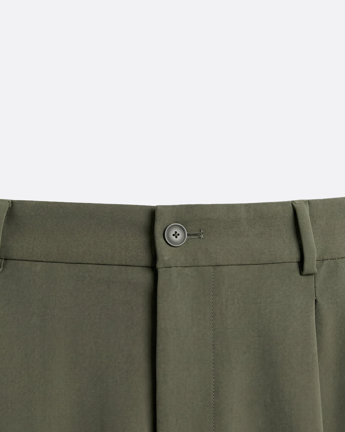 WIDE PLEATED  PANTS - OLIVE