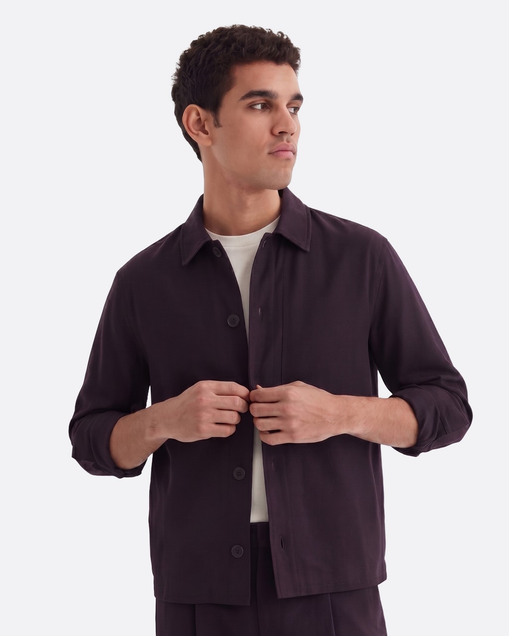 SOFT SHIRT - BURGUNDY