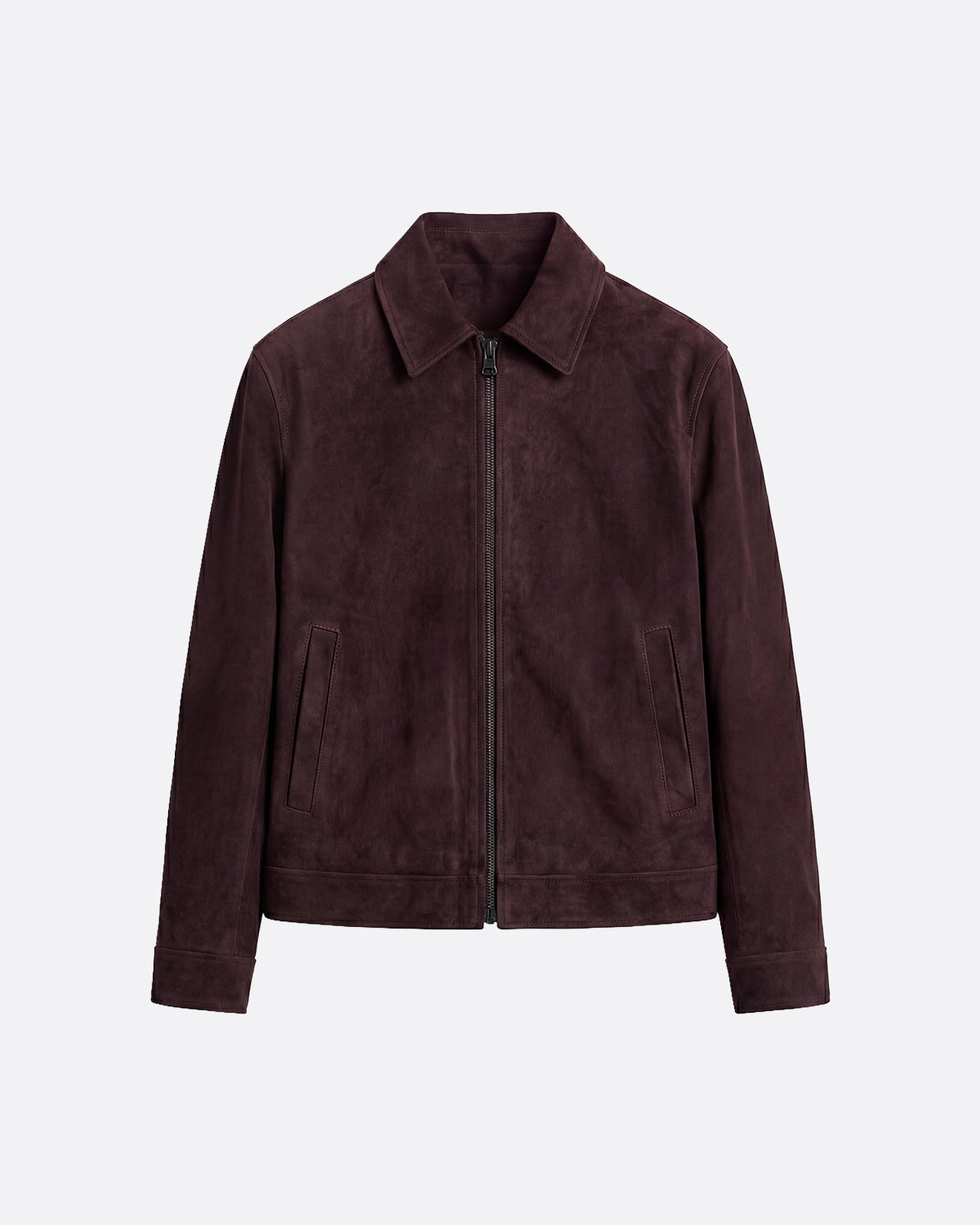 SUEDE JACKET -  CHOCLATE