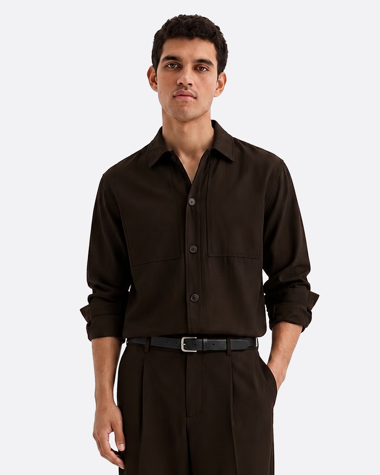 SOFT SHIRT - BROWN