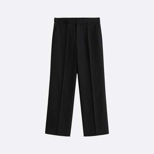 BLACK    PLEATED TROUSER