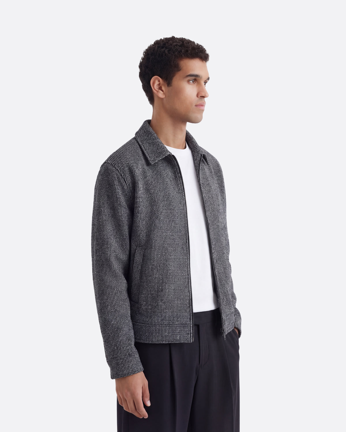 CROP JACQUARD JACKET