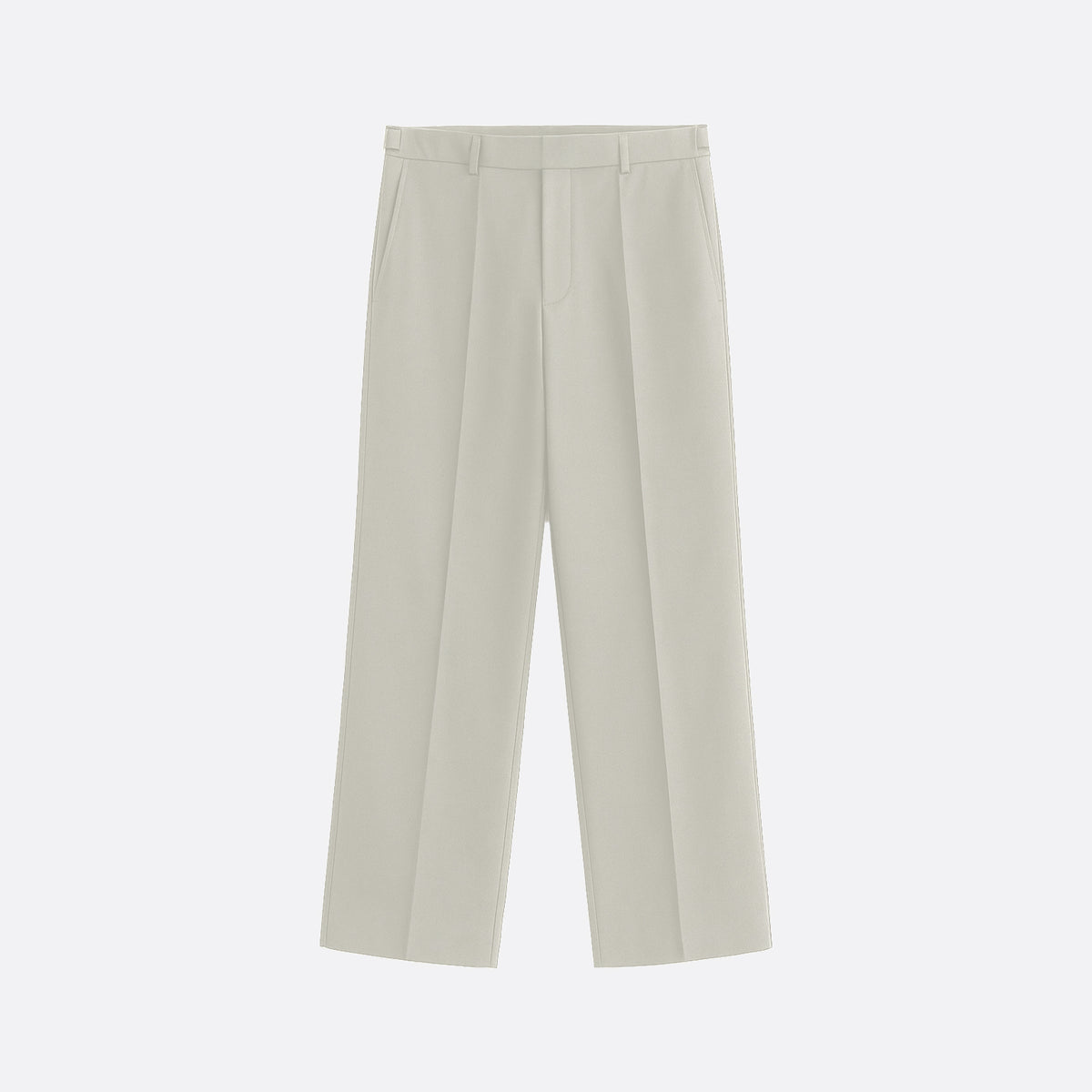 BEIGE PLEATED TROUSER