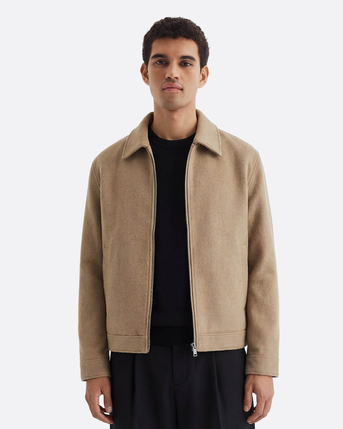 WOOL JACKET - BEIGE