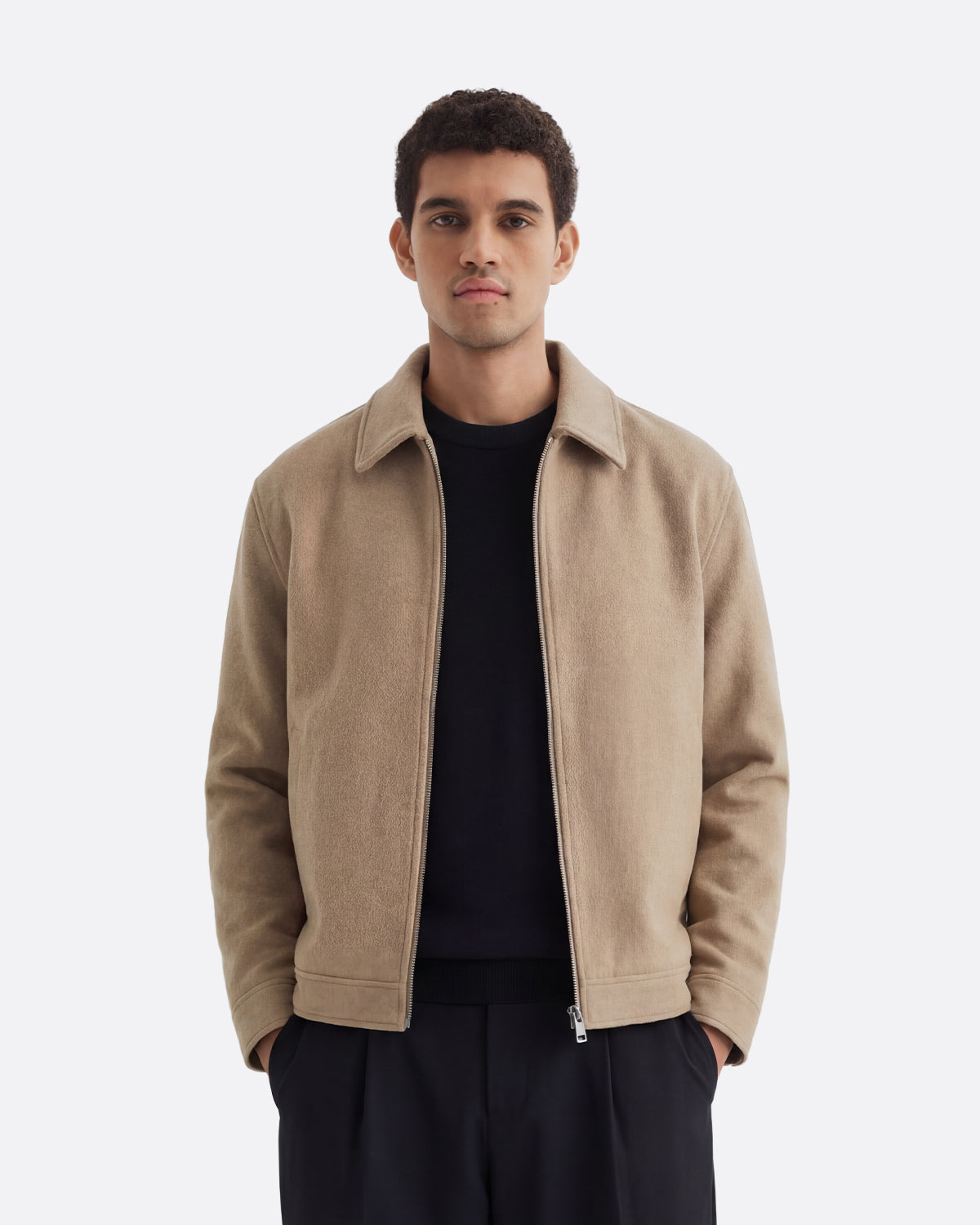 WOOL JACKET - BEIGE