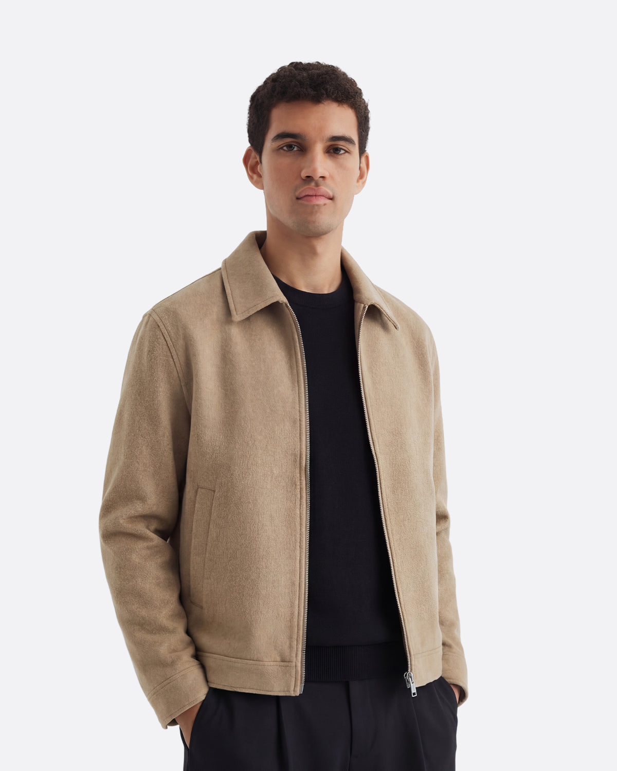 WOOL JACKET - BEIGE