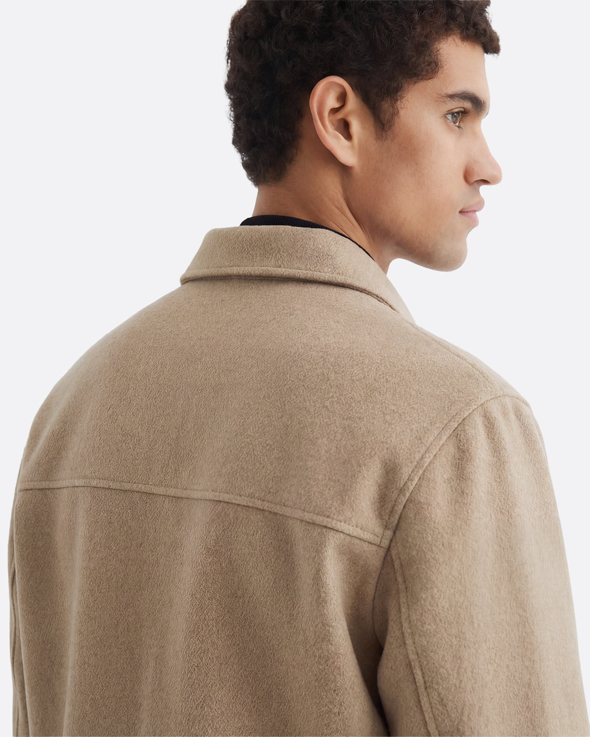 WOOL JACKET - BEIGE