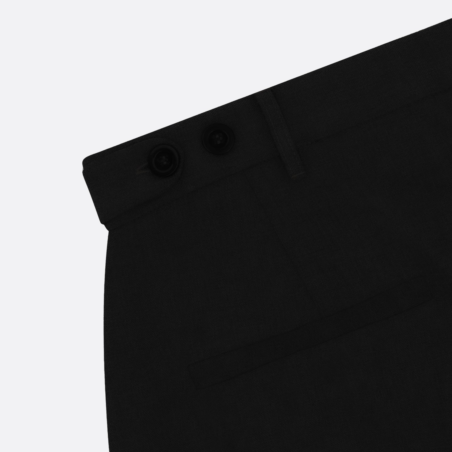 BLACK    PLEATED TROUSER
