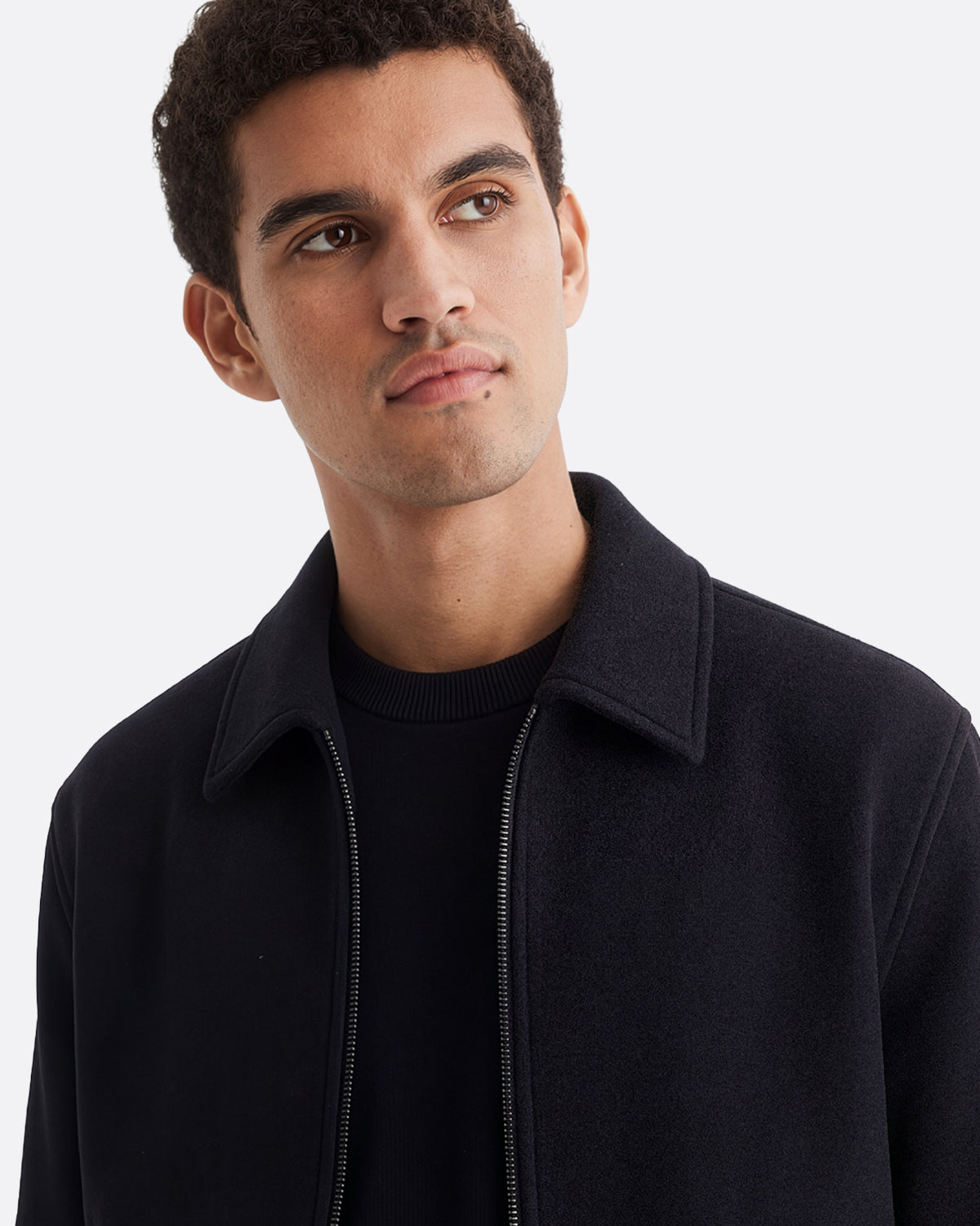 WOOL JACKET - BLACK