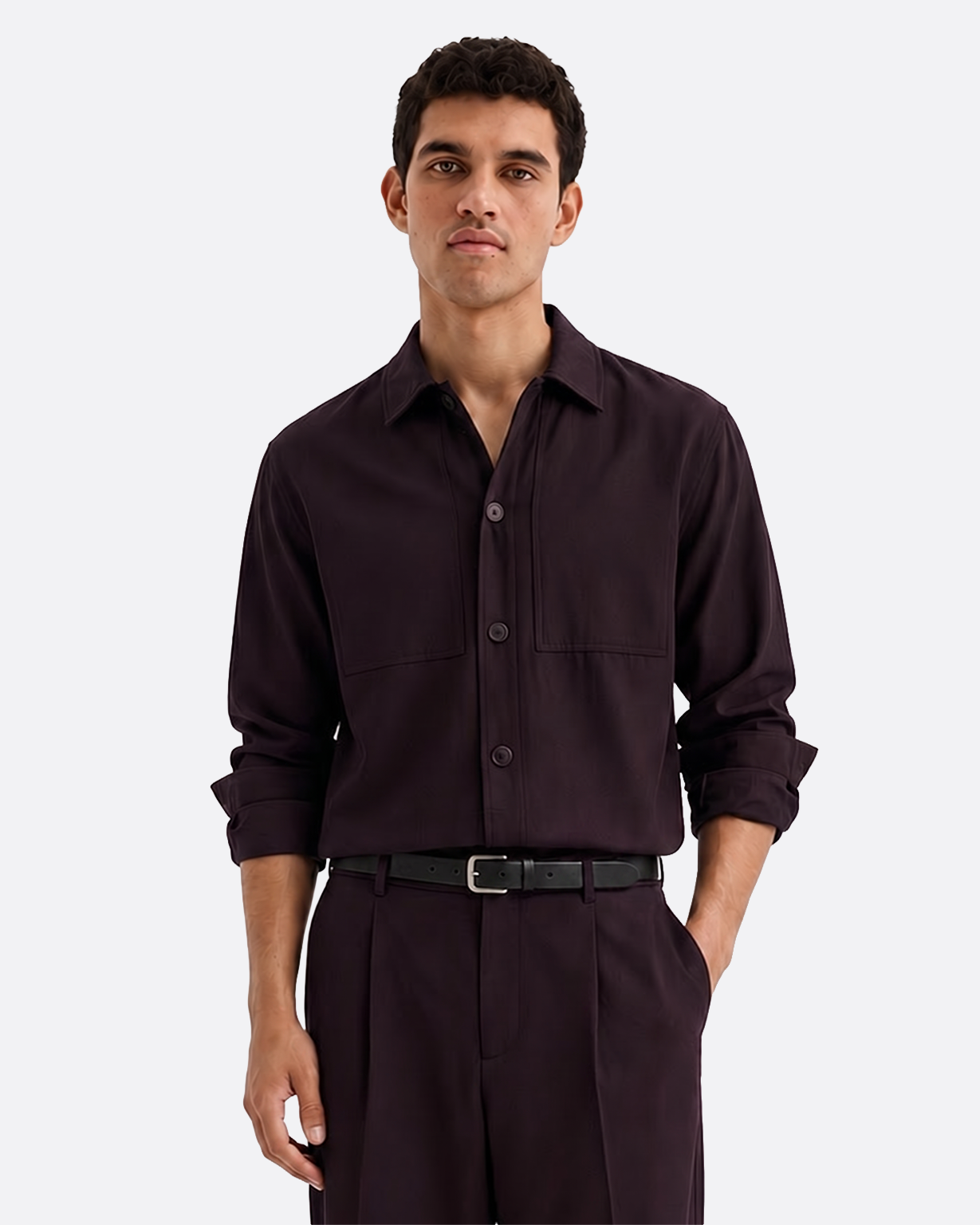 SOFT SHIRT - BURGUNDY