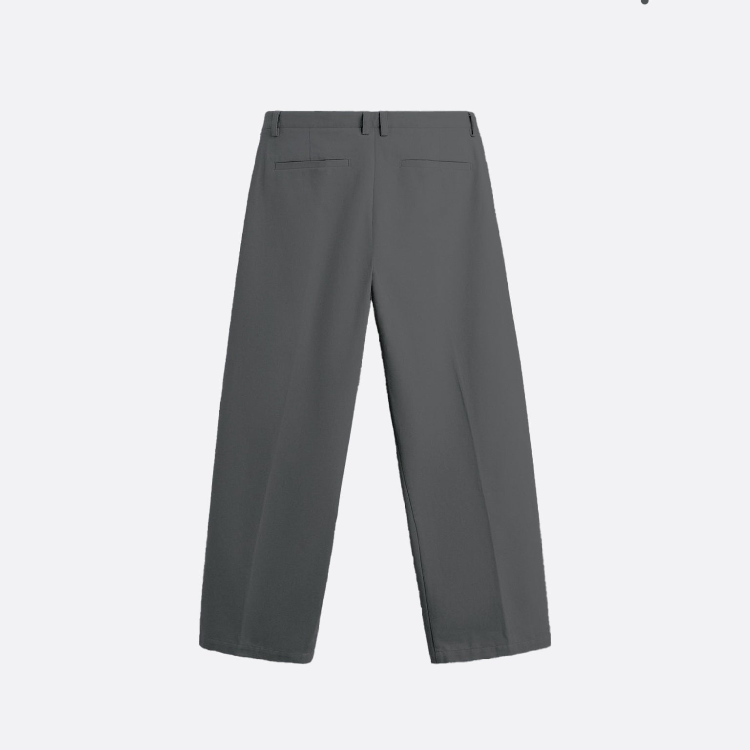 GRAY PLEATED TROUSER