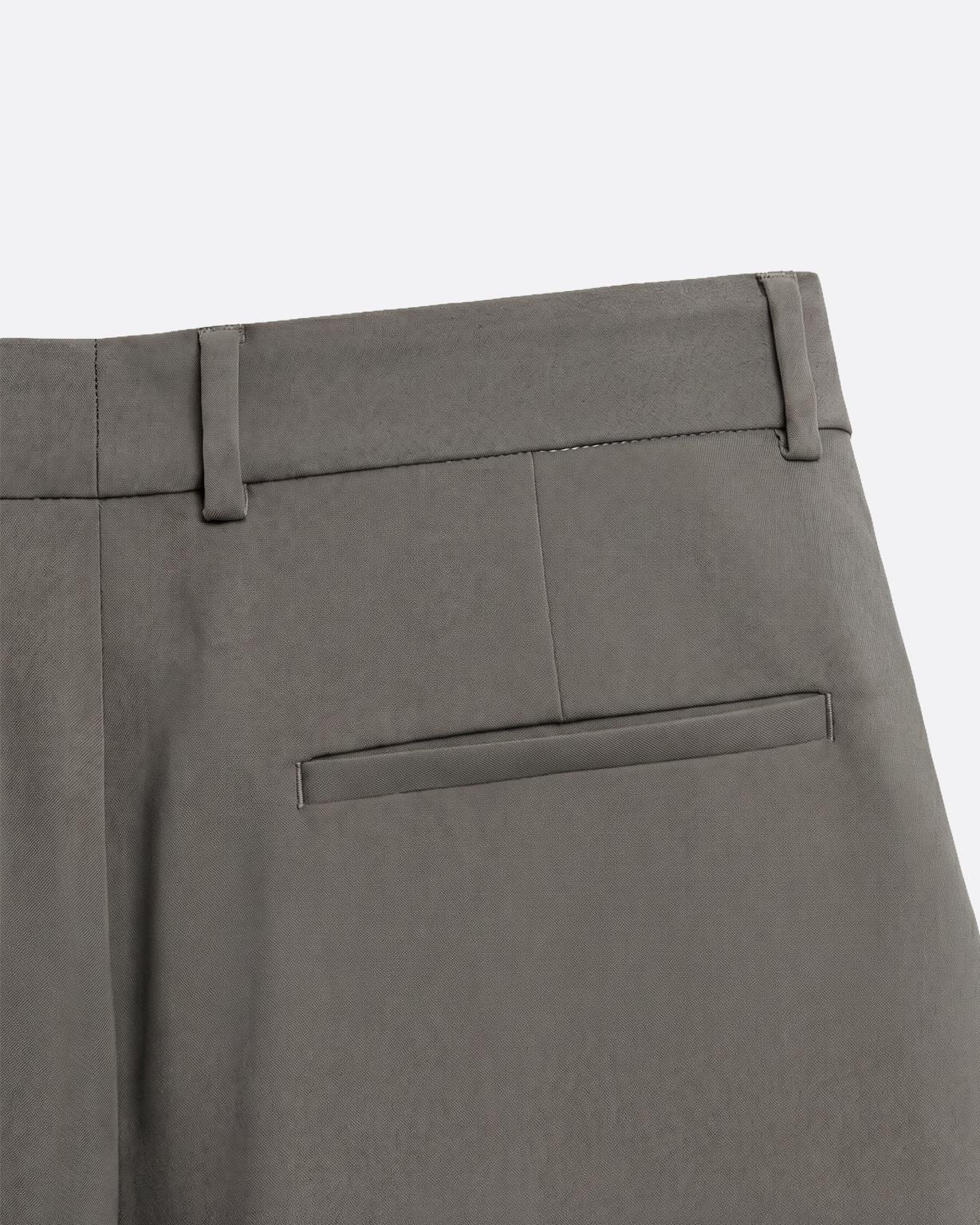 WIDE PLEATED PANTS - GRAY