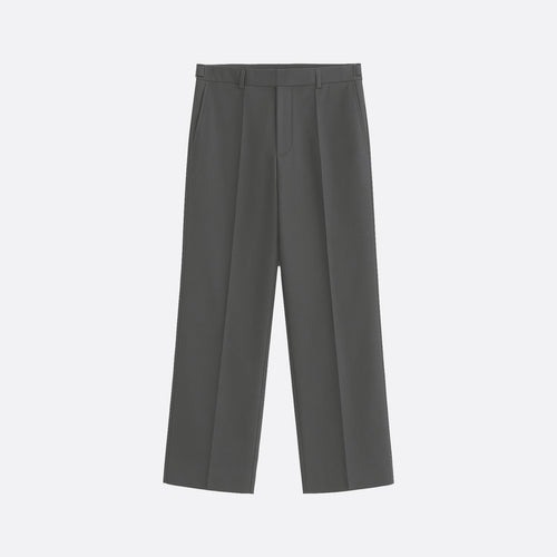 GRAY PLEATED TROUSER