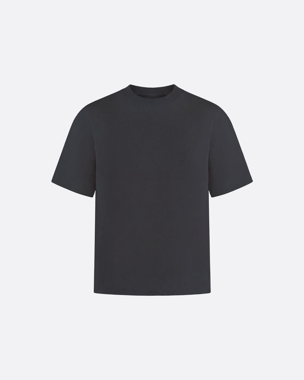 FITTED CROP T-SHIRT - GRAY