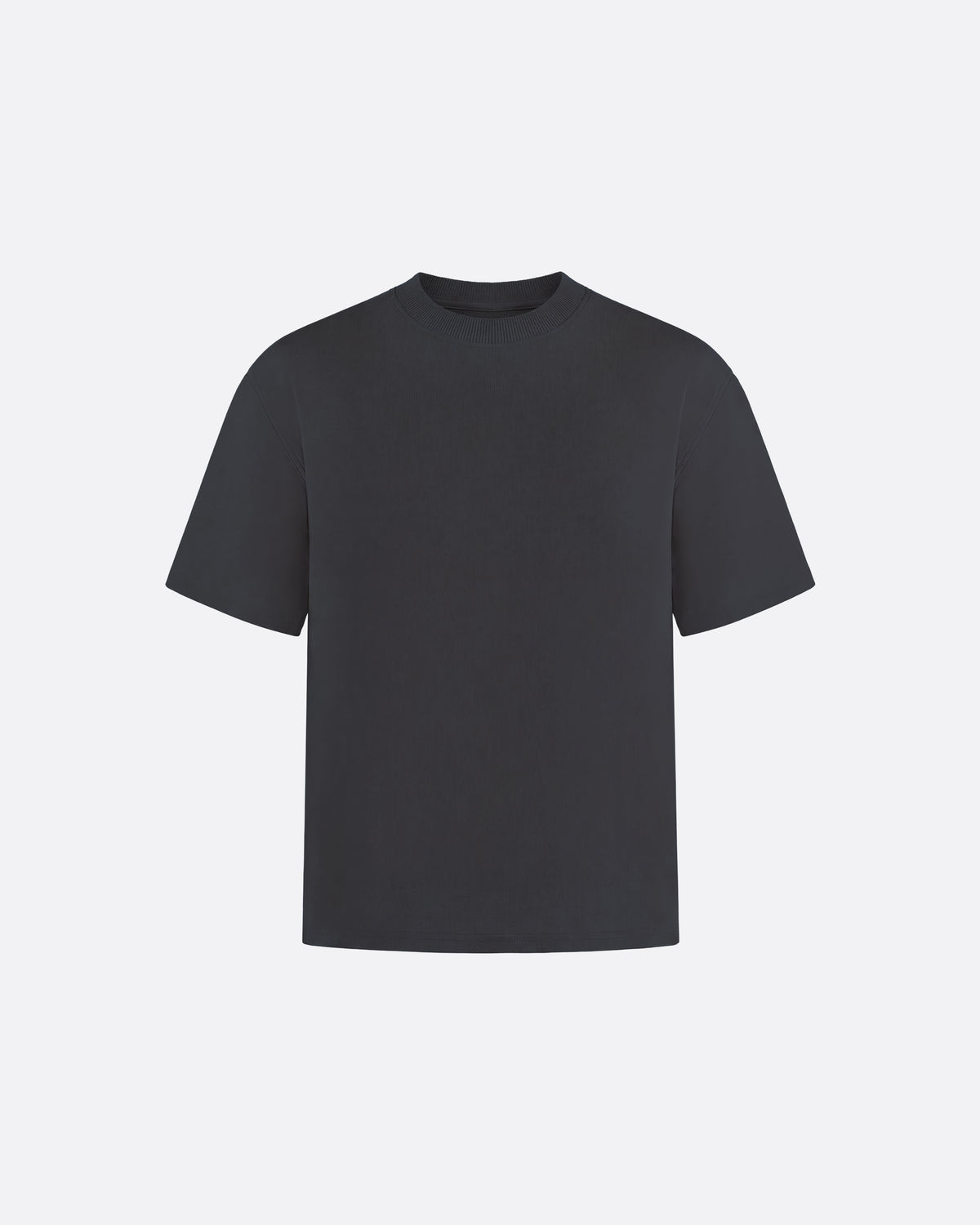 FITTED CROP T-SHIRT - GRAY