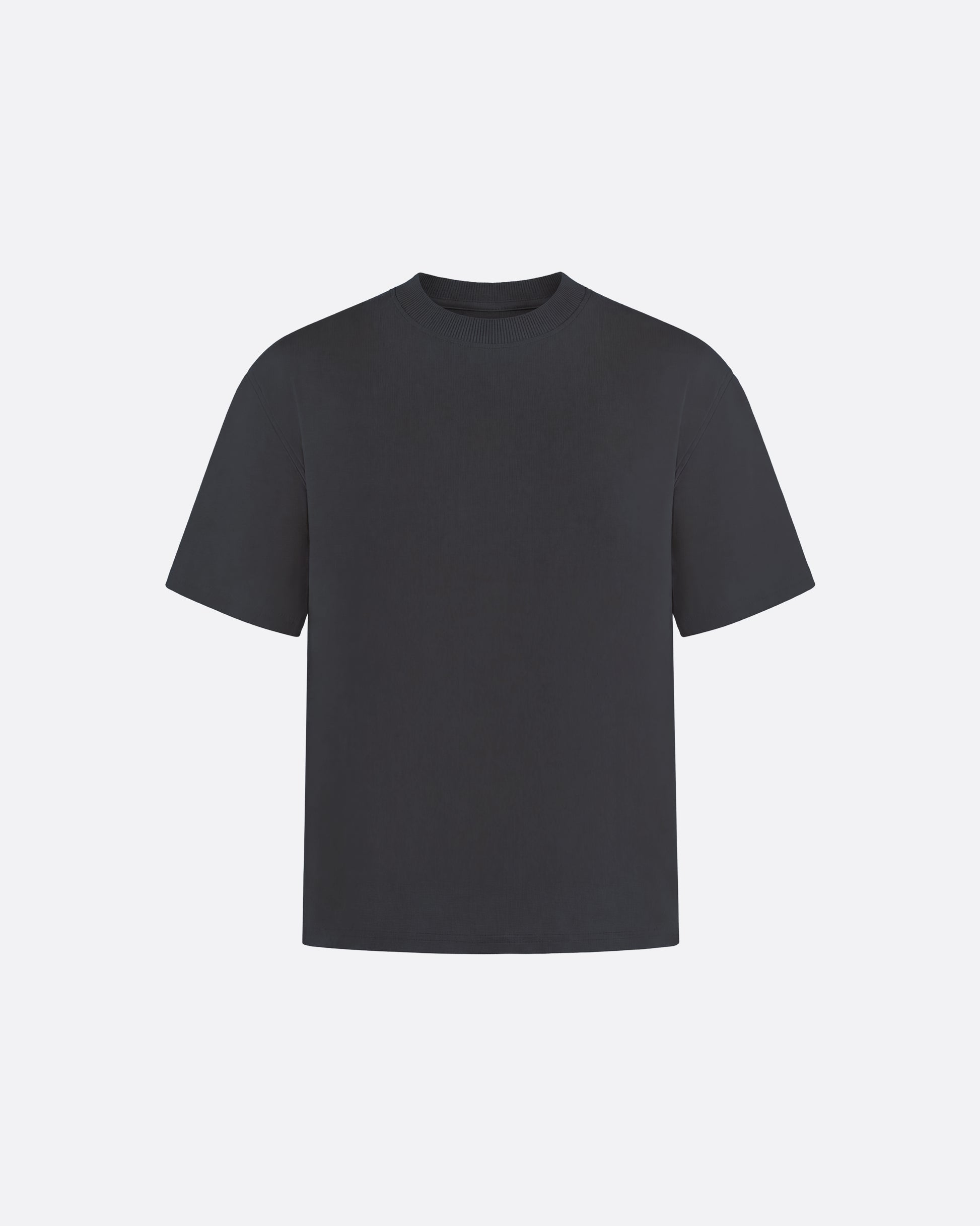 FITTED CROP T-SHIRT - GRAY