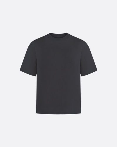 FITTED CROP T-SHIRT - GRAY