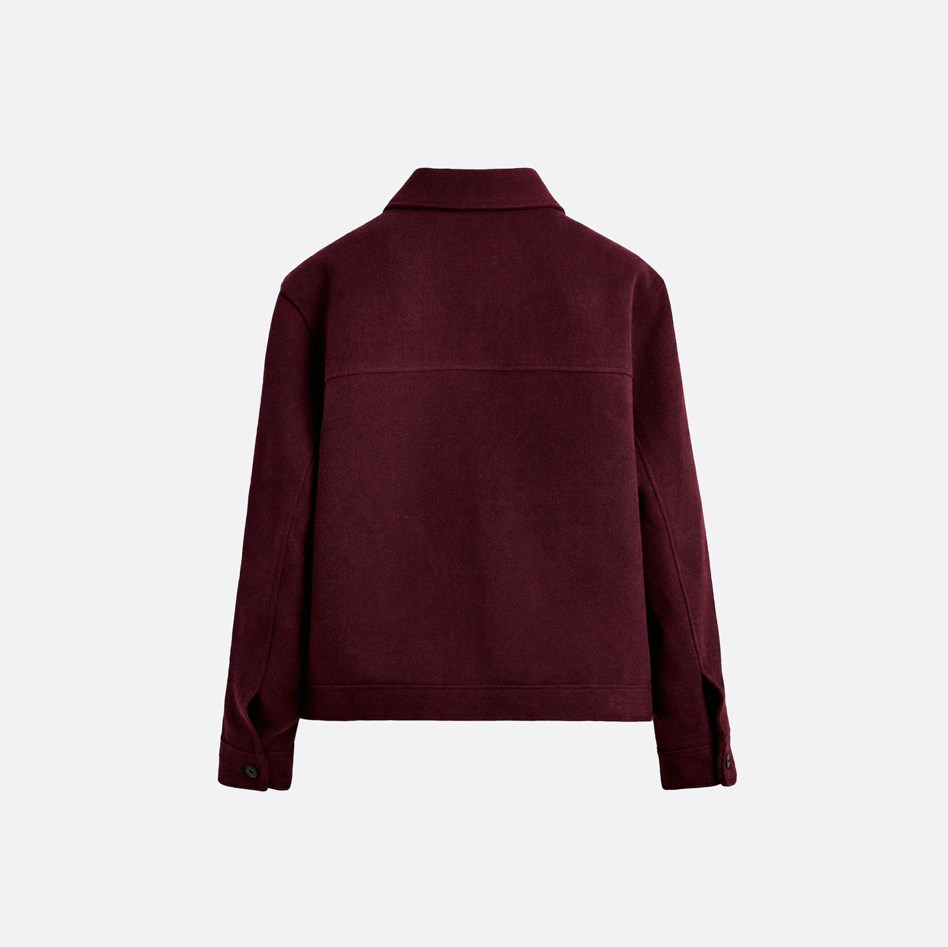 WOOL JACKET - BURGUNDY