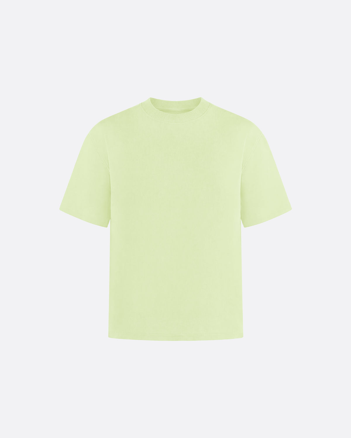 HEAVYWIGHT FITTED CROP T-SHIRT - MATCHA