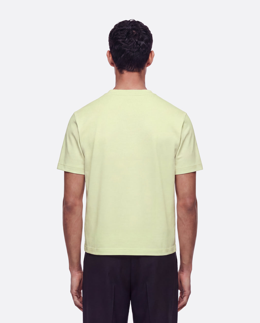 HEAVYWIGHT FITTED CROP T-SHIRT - MATCHA