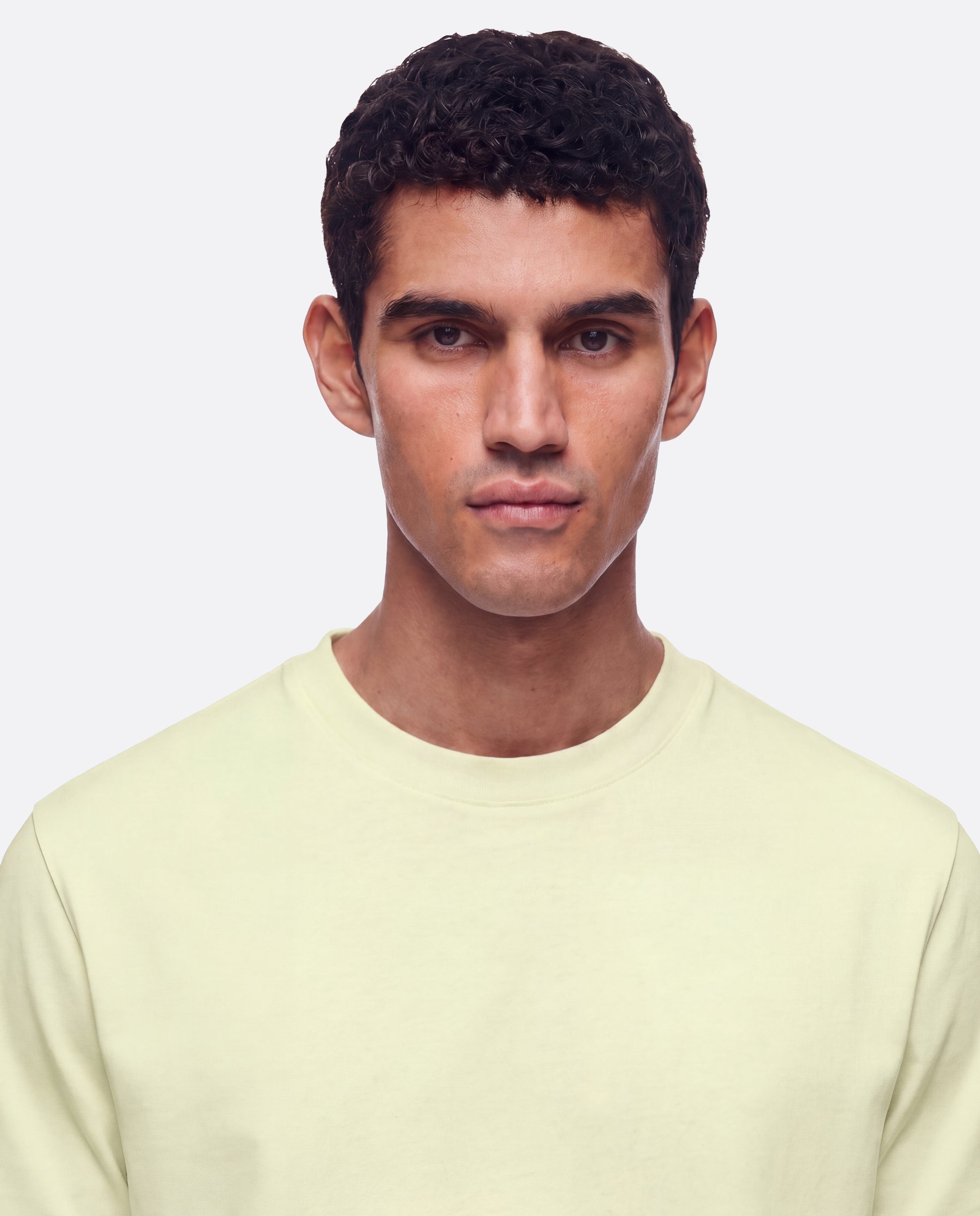HEAVYWIGHT FITTED CROP T-SHIRT - MATCHA