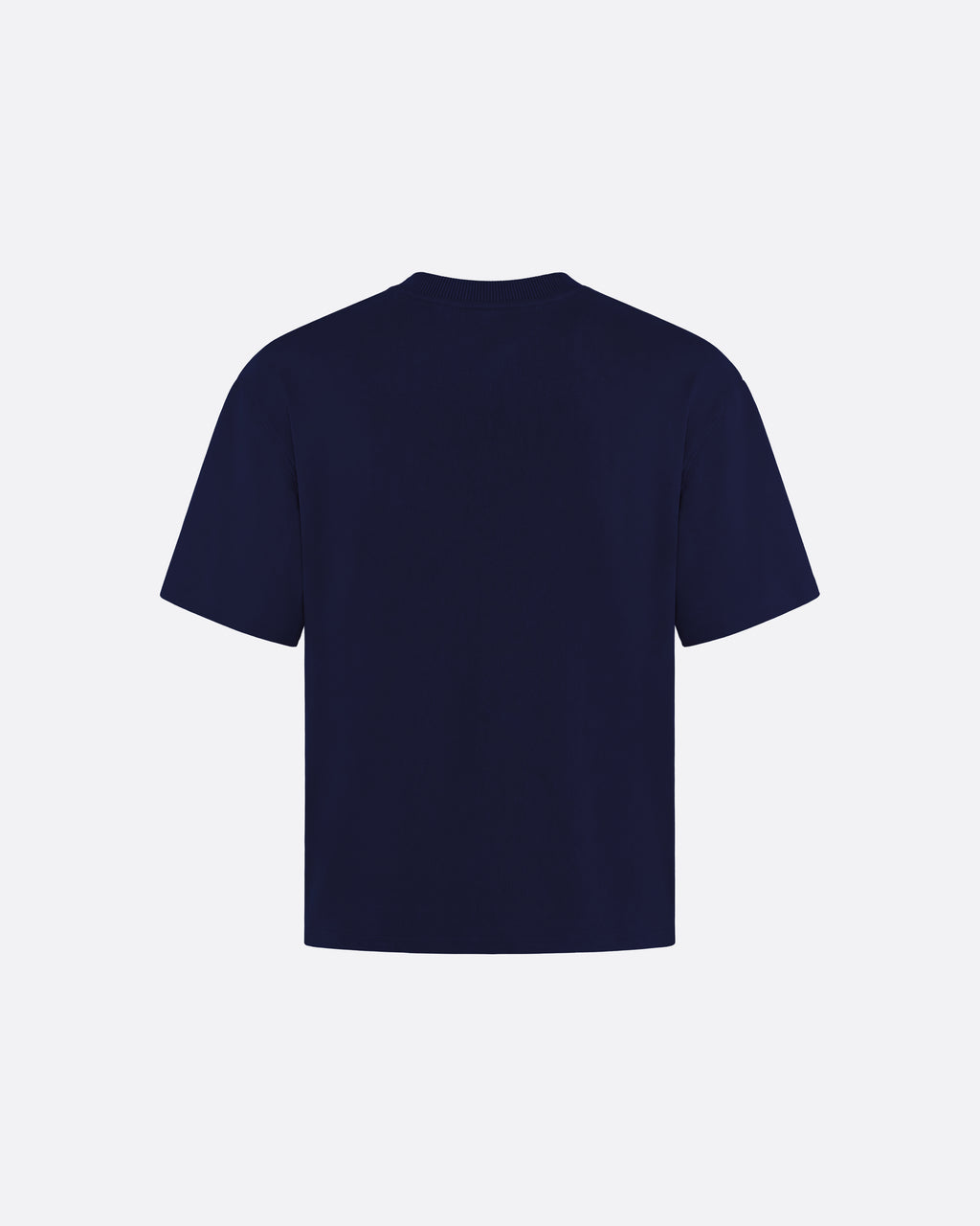 FITTED CROP T-SHIRT - NAVY