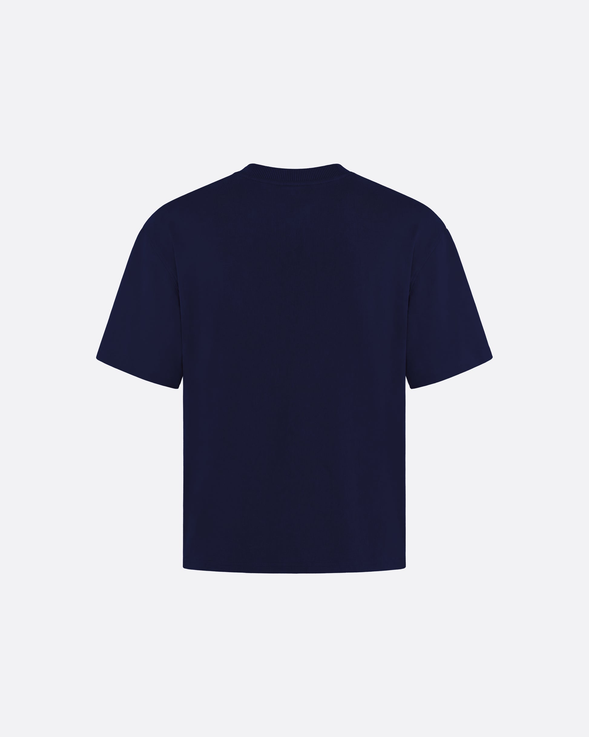 FITTED CROP T-SHIRT - NAVY