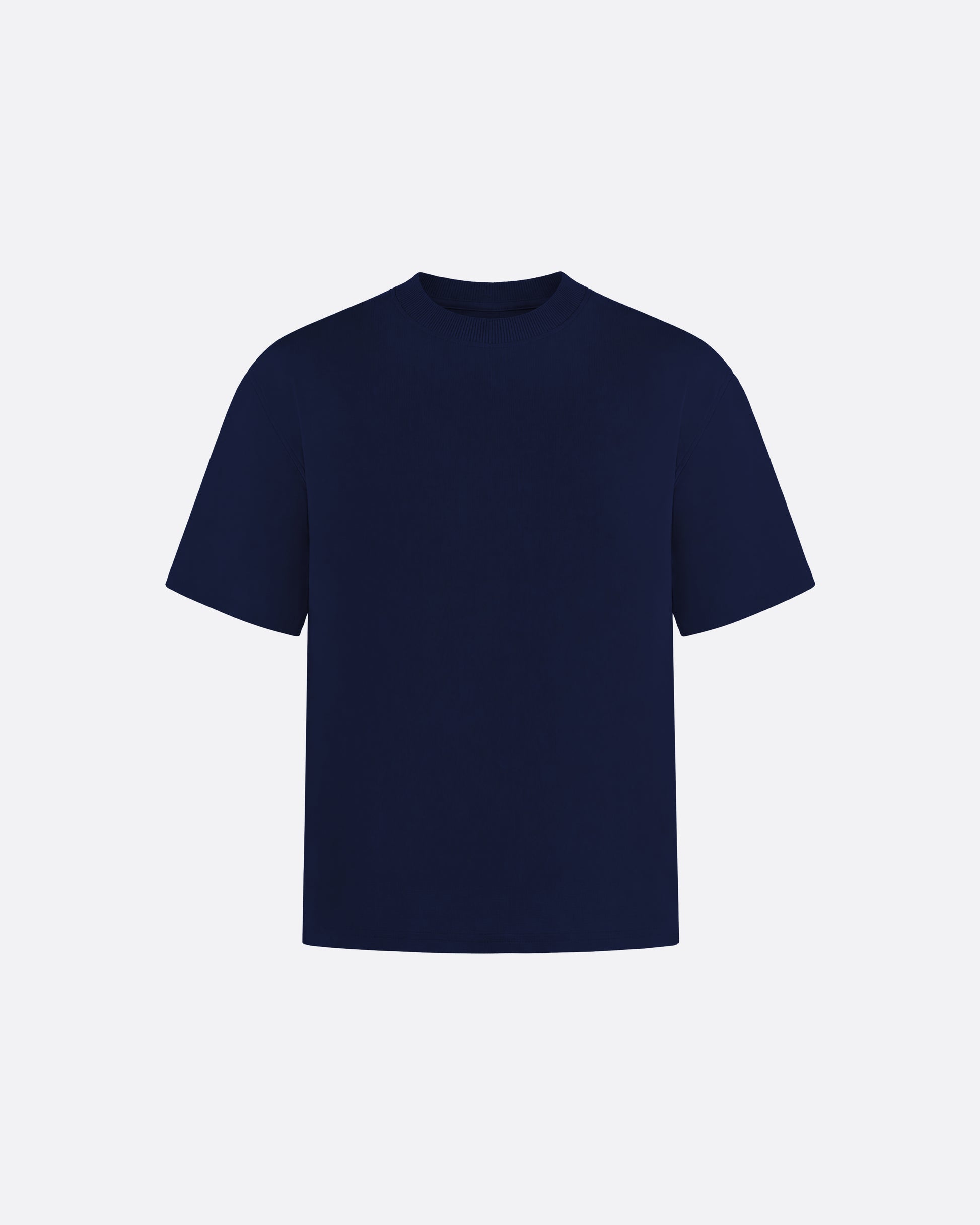 FITTED CROP T-SHIRT - NAVY