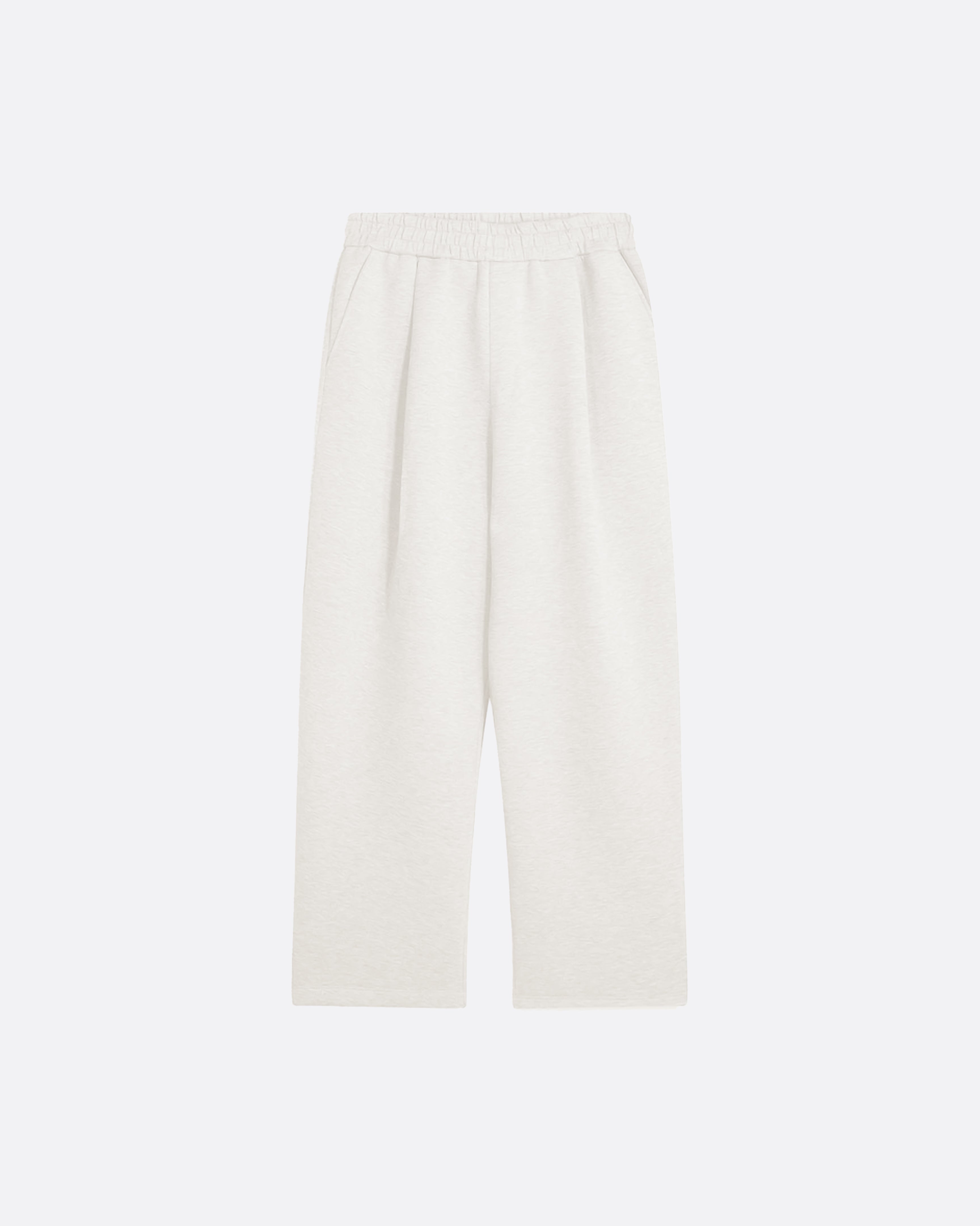 WIDE PLEATED SWEATPANTS - SAND – REFERENCE