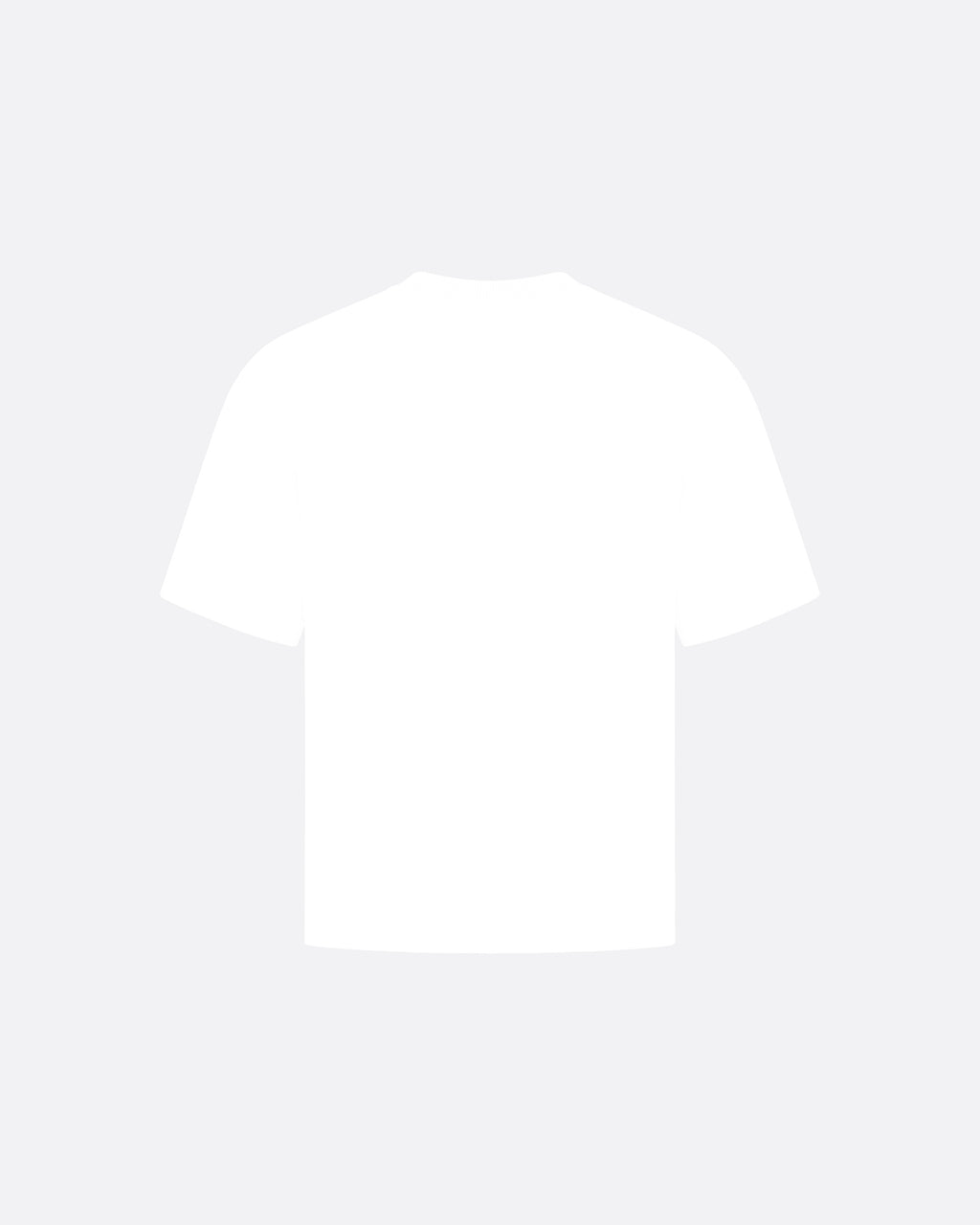 FITTED CROP T-SHIRT - WHITE