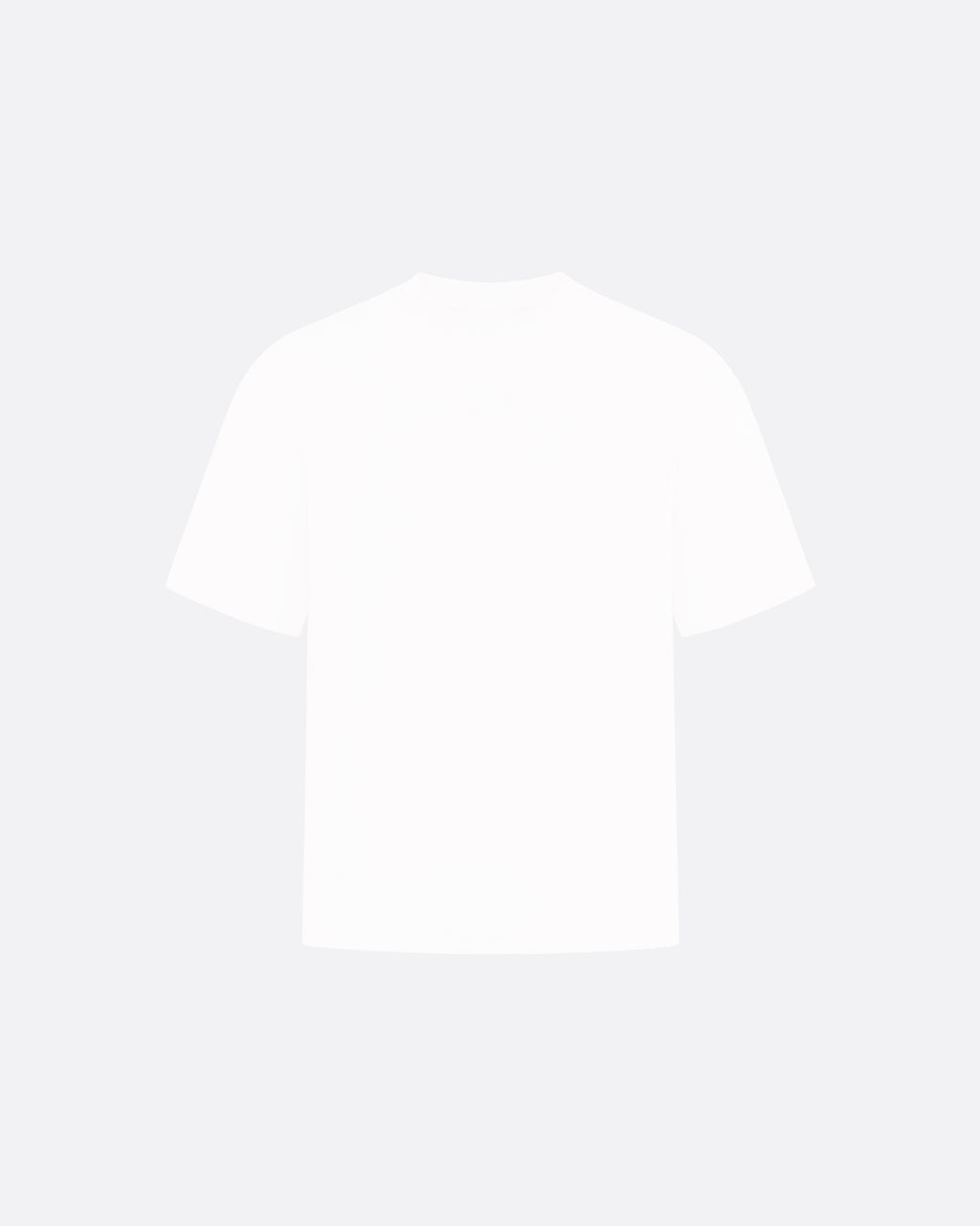 FITTED CROP T-SHIRT - WHITE