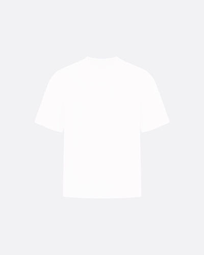 FITTED CROP T-SHIRT - WHITE