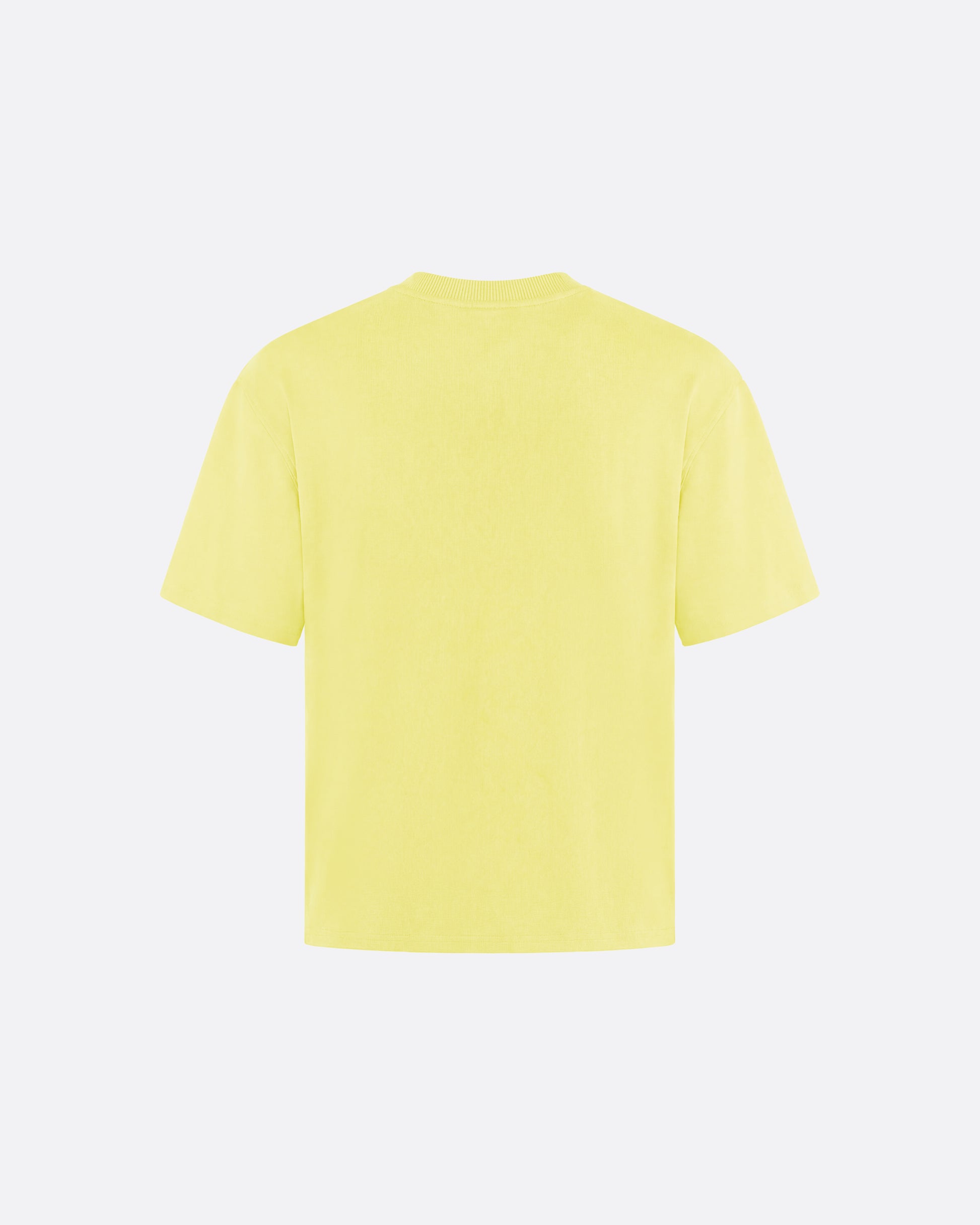 FITTED CROP T-SHIRT - BUTTER YELLOW